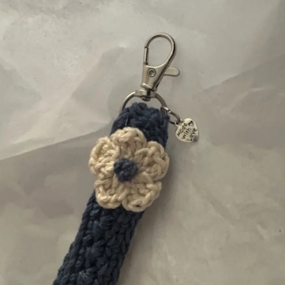 Handmade Crocheted Wristlet, Made with Love :)